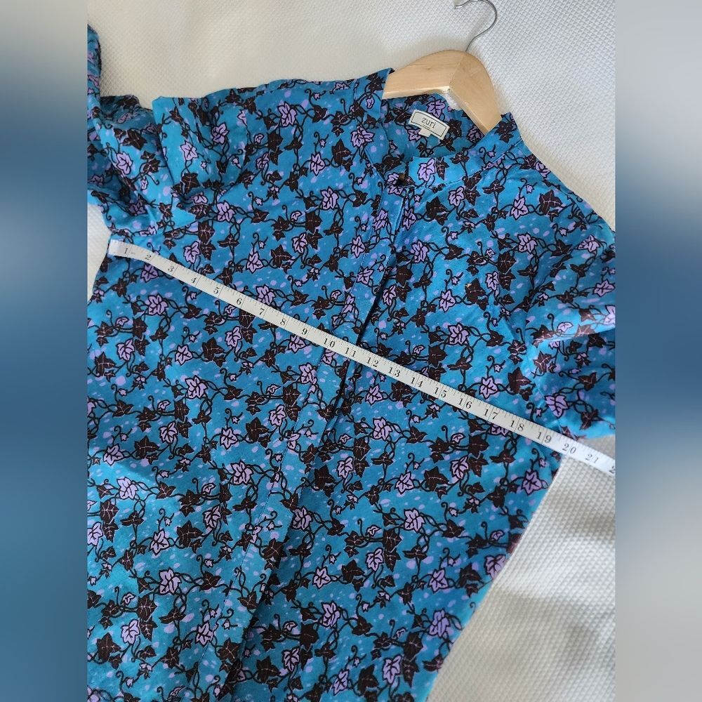 Zuri Floral Blue Dress - Picture 5 of 11